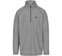 Trespass Keynote Homme Veste en Polaire Manches Longues col Montant 1/4 Zip extérieur - Noir - XXL