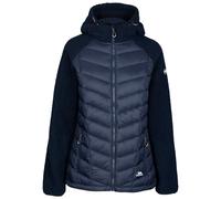 Trespass Wando Veste rembourrée Sherpa avec capuche et 2 poches pour femme, bleu marine, XXL