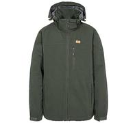 Trespass Homme Weir Veste De Pluie Imperméable Avec Capuche Dissimulée, Vert Olive, S EU