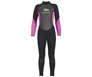 Trespass Women's Aquaria Neoprene Wetsuit with Inner Key Pocket, Black