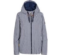 Trespass Women's Dignity Waterproof Jacket Navy Gingham 8 (XS) Female