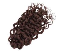 Tressage long bouclé, 1 paquet de cheveux au crochet ondulés for femmes noires, cheveux tressés profonds style bohème(M4-8-33-39,24inch)