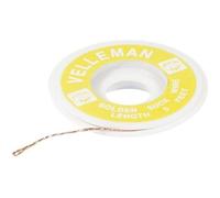 Velleman Tresse à dessouder Neutre Largeur 2 mm Longueur 1,5 m