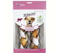 Tresse à mâcher en Peau de Boeuf et de Poisson 120g