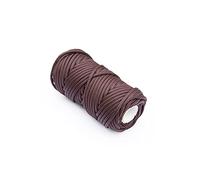 Tresse corde de rechange pour rideau vénitien, polypropylène résistant, ne se décolore pas dans le temps, mesure Ø 3 mm x 20 mètres, charge max 16 kg, couleur marron