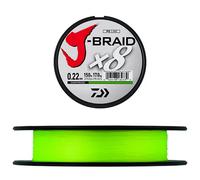 Tresse Daiwa J-Braid 16/100 C Vert 300 m