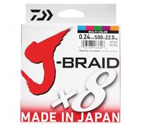 Tresse Daiwa J Braid 8 brins 500 m Multicolore 24/100