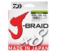 Tresse Daiwa J Braid 8 brins 500 m verte 42/100