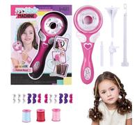 Tresse de cheveux automatique - Machine à tresser électrique 5-15 ans, ensemble d'outils de coiffure DIY, styler rotatif rechargeable à 3 brins | Jouet multifonctionnel de salon de mode de beauté pour