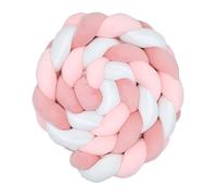 Tresse de décoration BABYCALIN - Coussin - Velours - 200 cm - Rose - BABYCALIN