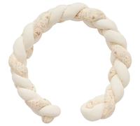 Tresse décorative ouatinée jardin enchanté et blanc cassé (200 cm)