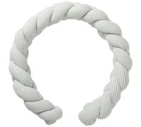 Tresse décorative ouatinée rayé vert de gris (200 cm)