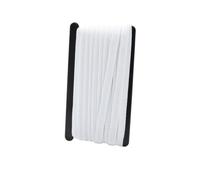 Tresse élastique plate WERKA PRO 8 mm blanche
