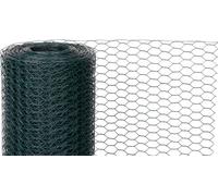 Tresse GARDEN HEX PVC 1000/20/0,9 mm, vert, RAL 6005, hexagonal, culture, paquet de 25 m