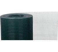 Tresse GARDEN PVC, 500/16x16/1,2 mm, vert, RAL 6005, quadrangulaire, jardin, élevage, paquet de 10 m