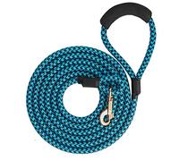 Tressé Laisse Longue Dressage pour Chien Plomb Premium Corde éducative Retriever Corde Animalerie Course à Pied Entraînement Laisse pour Petites Moyen Gros Chien (3M, Bleu 12mm)