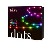 Tresse LED Twinkly Dots 400 RGB - TWINKLY - 20m de câble transparent