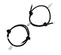 tressé pour Couple, 2 pièces, Corde à clé de Verrouillage, Une Paire de Boules à Main, Cadeau pour Hommes Femmes, Breloques d'amitié, Bijoux en Corde