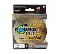 Tresse PowerPro Sup 8 Slick V2 275 m Orange 0,32 mm
