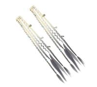 Tresses À Clip Pièce Synthétique Longue À Clipser 50,8 Cm Boho | 1 Paire De Dreadlocks Naturels Bohèmes Pour Femmes Et Hommes Coiffure Festival Musique Plage