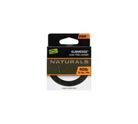 Tresses Fox Naturals Submerge Leader 10 m/40lb/18,1 kg Noir 40 lbs