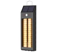 Tressify Lampes solaires d'extérieur de 32,8 cm, lampe murale pour clôture, avec marche/arrêt automatique, lumière blanche chaude, facile à installer, parfaite pour la maison, le jardin, la terrasse