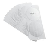 Tressify Lot de 200 joints en aluminium pour capsules, couvercles réutilisables de 59 mm pour dosettes de café