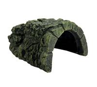 Tressify Plateforme Turtle Cave, décoration en résine Effet Roche 15 x 11 cm, cachette Aquarium, Petite Plateforme pour Tortue, Grotte abri Reptile, Rocher simulé, Habitat pour Animal