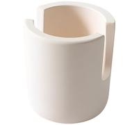 Tressify Porte-éponge en terre de diatomée pour évier de cuisine, organiseur compact pour évier, égouttoir absorbant, séchage rapide, beige, 8,5 x 9 x 7 cm