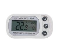 Tressify Thermomètre de réfrigérateur LCD LED, moniteur de température pour congélateur, lectures précises et utilisation facile