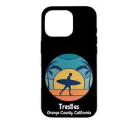 Trestles Orange County California Surf Vintage Surfer Soleil Coque pour iPhone 16 Pro