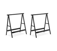 Tréteau chevalet de travail support multifonctionnel léger stable noir