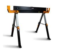 Tréteau d'atelier métallique pliable et téléscopique - Charge max 590kg