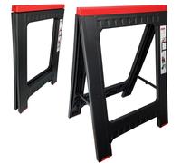 Tréteau de travail Tréteau pliant 2 pièces 350 kg Tréteau d'échafaudage 58 x 77 cm Support universel de construction et d'atelier