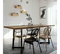 Tréteau Métallique Vega Professionnel Noir - Design Industriel Résistant 200 kg - Montage Facile par NORDLINGER Pro