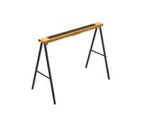 Meister Tréteau en métal, 100 kg, pliable, avec poignée de transport, support antidérapant, tréteau en métal, pliable, avec support en caoutchouc, hauteur de travail de 780 mm, 5258130