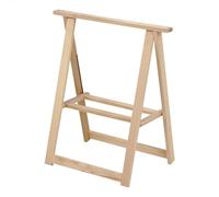 Tréteau pliable en bois sans vernis