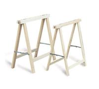 Cycles Mercier Tréteau pliant 4181 bois hêtre 800 x 800 mm Noir G