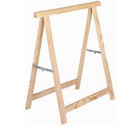 Tréteau pliant en bois de hêtre 75 x H75 cm 1 pz