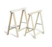 Tréteau pliant frêne 80 x 80 sect.55 x 30 compas zingué pro - 418