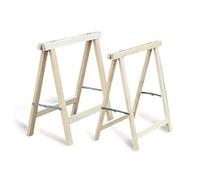 Cycles Mercier Tréteau pliant 415 bois pin 75 x 75 cm Noir G