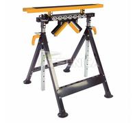 Batavia Maxxwork Établi Multifonction Pliant 4-en-1 - Hauteur réglable, Surface de Travail Stable, Support à Rouleaux et Extension de scie - Atelier, Coupe et Assemblage