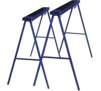 Tréteaux pliables - ELEM TECHNIC - 2 tréteaux - Charge max 200 kg - Dimensions 99.5 x 78 x 48 cm
