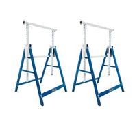 Tréteaux télescopiques Scheppach TUG200 68,5cm, 2 pièces