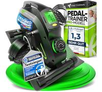 Tretmann Pédalier Trainer Pro Set [l'original] Extra silencieux et doux pour les articulations + tapis antidérapant et bande de fixation - Certifié DEKRA - Appareil de musculation des jambes pour