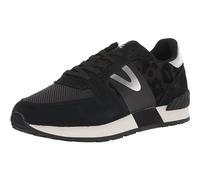 TRETORN Baskets à Lacets Loyola pour Femme, Léopard Noir, 39 EU