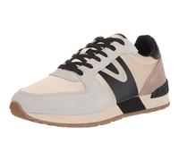 TRETORN Baskets Loyola à Lacets pour Femme, Blanc/Taupe/Noir, 37 EU