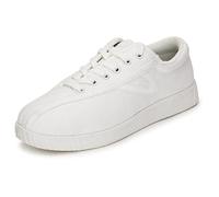 TRETORN Nyliteplus Baskets en Toile à Lacets pour Femme Style Vintage Classique, Blanc, 40 EU