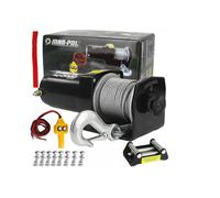 Treuil 12V 2000LBS ATV Quad Lame à Neige Câble en Acier Guide de Rouleau 907KG