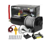 Treuil 12V 2500LBS ATV Quad Avec Lame À Neige Guide En Acier 1133KG